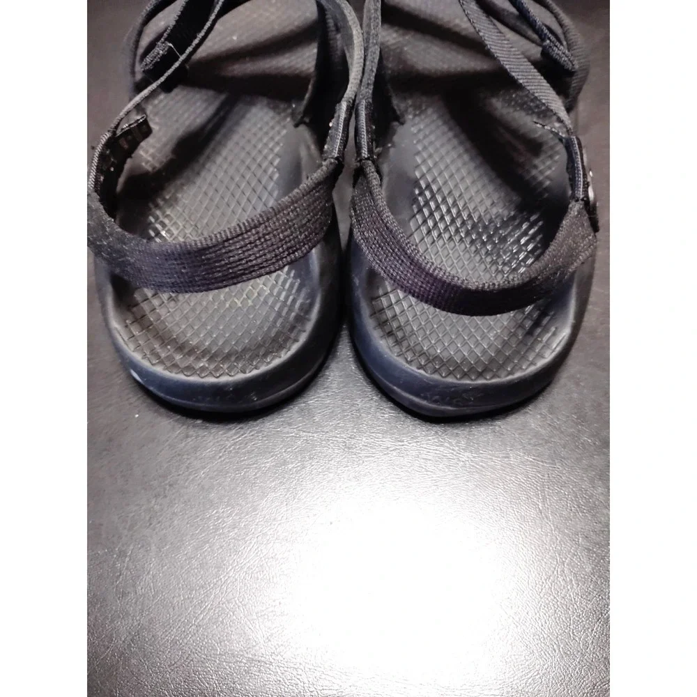 Chaco Z/1 Classic Black Webbing Adjustable Strap Hiking Sport Sandals Women 8